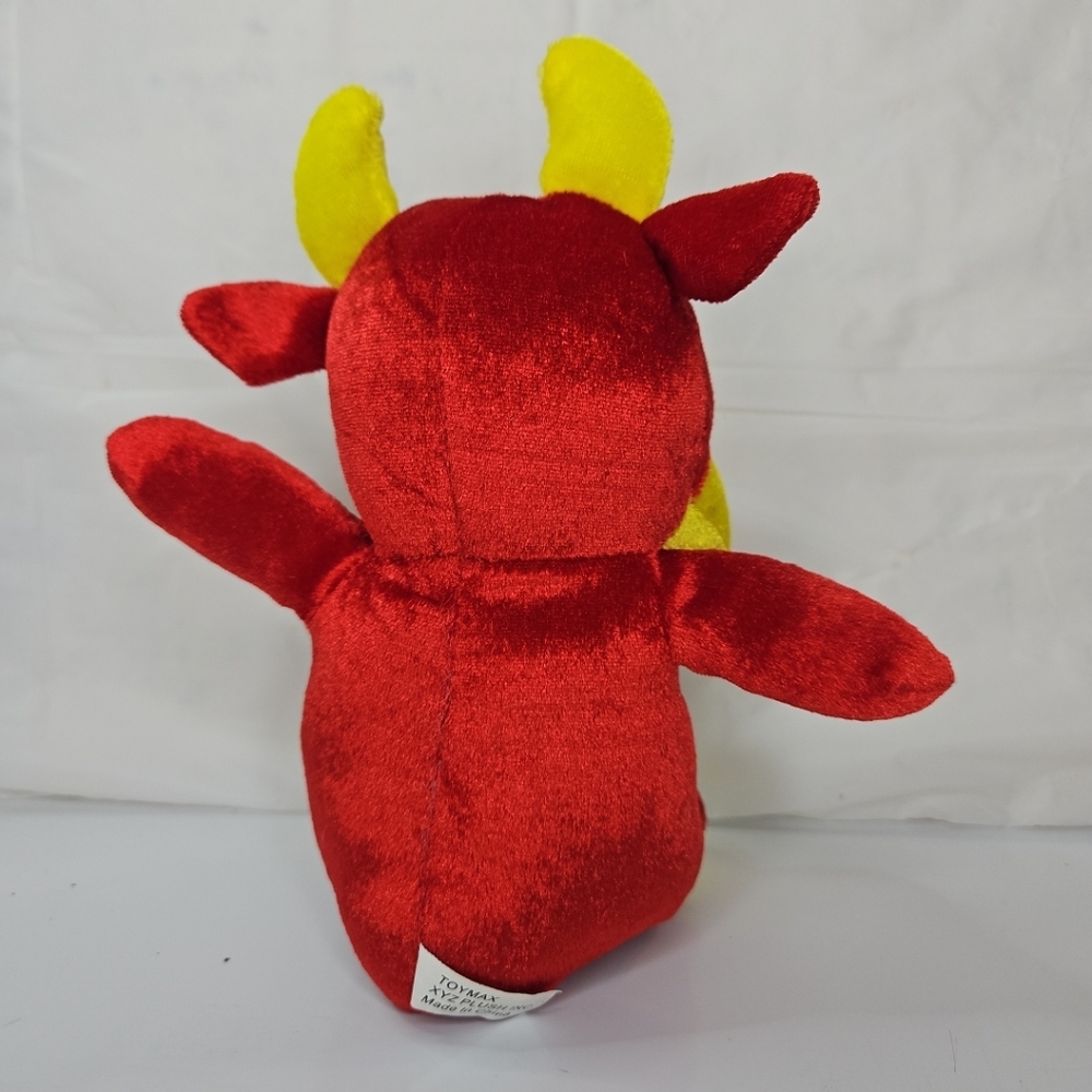 Toymax peek a boo  Cow Plush Toy Toymax Red And Yellow Plush - Picture 5 of 13